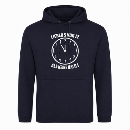 Unisex Hoodie Lieber 5 vor 12 - French Navy