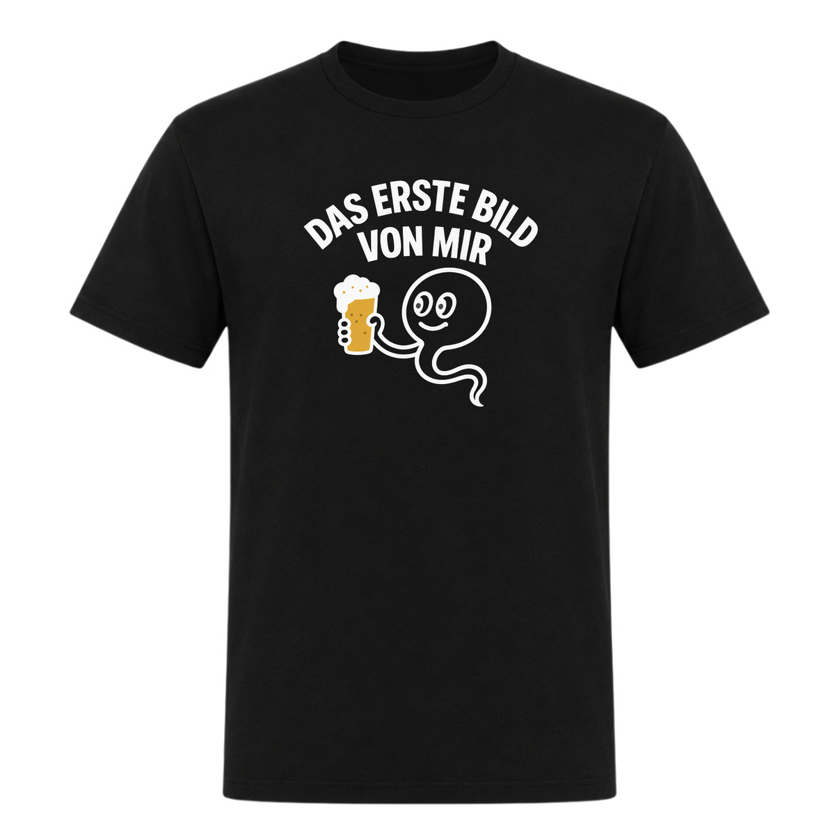 Unisex T-Shirt Das erste Bild von mir! - Deep Black