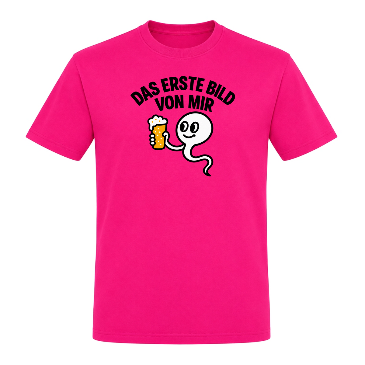 Unisex T-Shirt Das erste Bild von mir! - Fuchsia