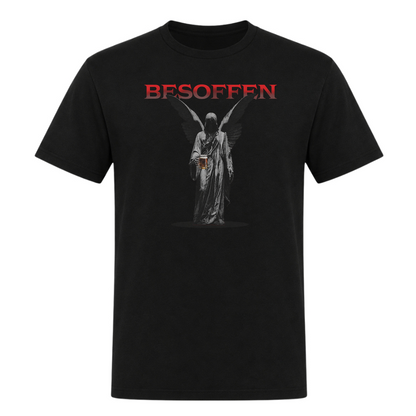 Unisex T-Shirt Besoffen - Deep Black