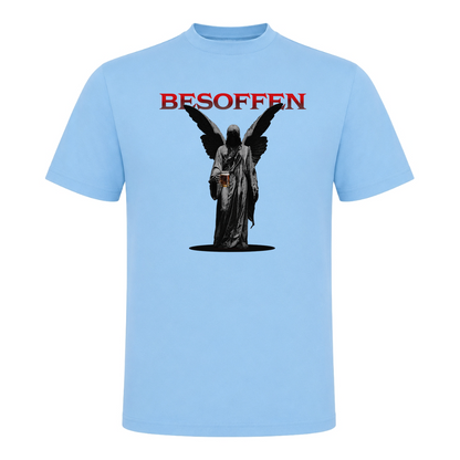 Unisex T-Shirt Besoffen - Sky Blue