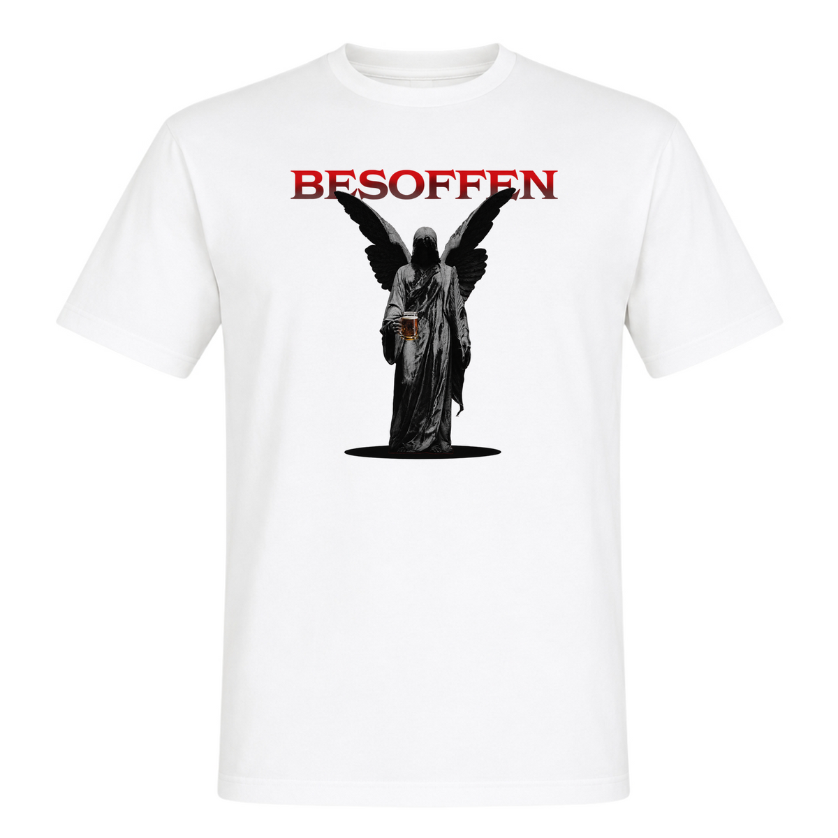 Unisex T-Shirt Besoffen - White