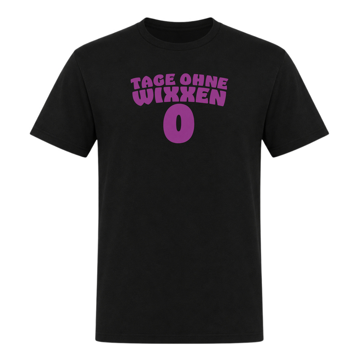 Unisex T-Shirt Tage ohne Wixxen - Deep Black