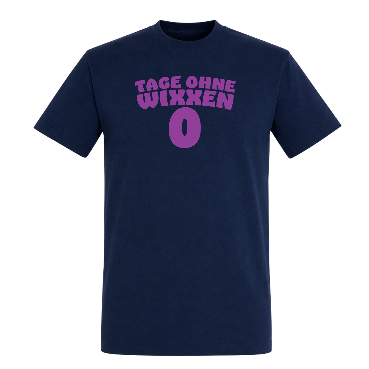 Unisex T-Shirt Tage ohne Wixxen - French Navy