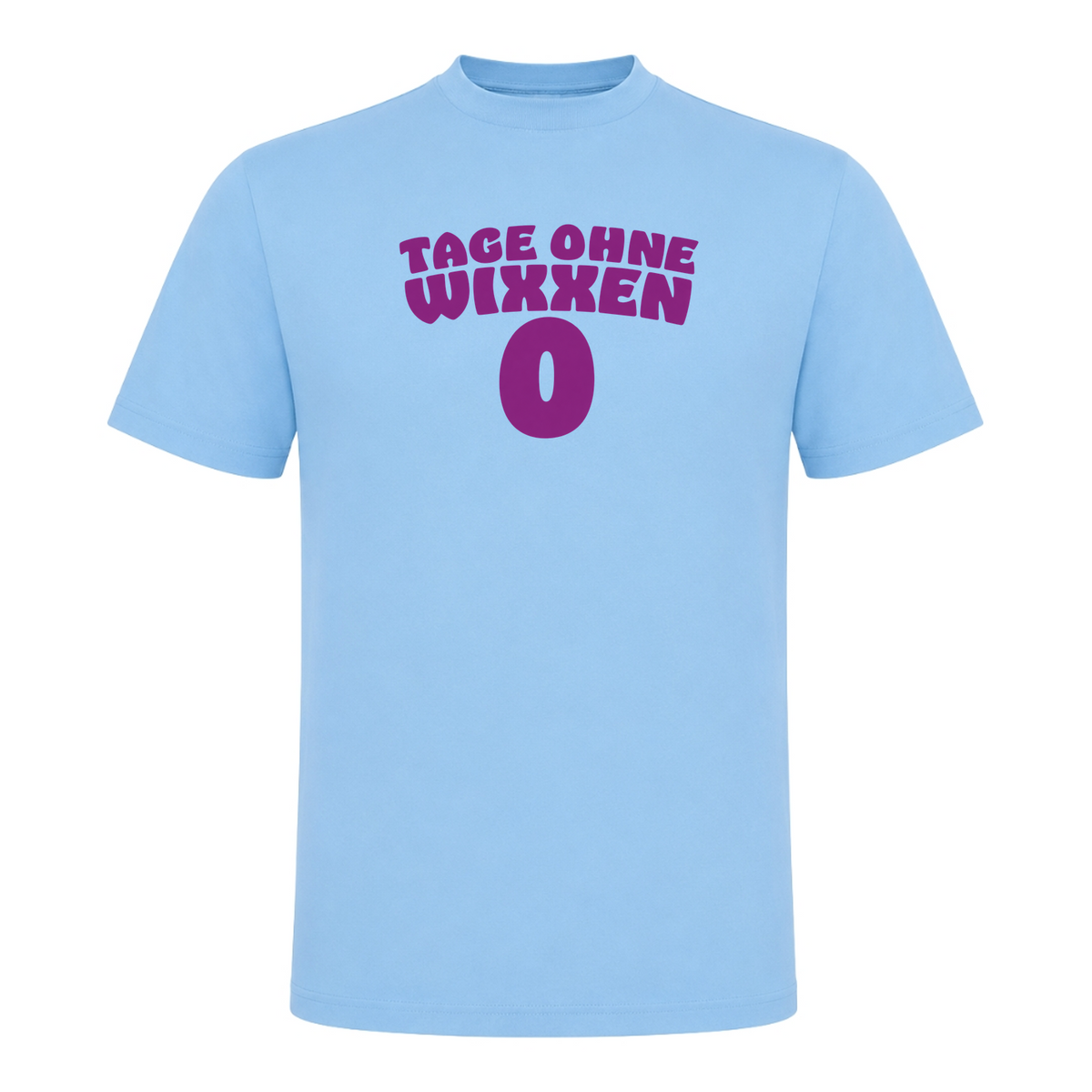 Unisex T-Shirt Tage ohne Wixxen - Sky Blue