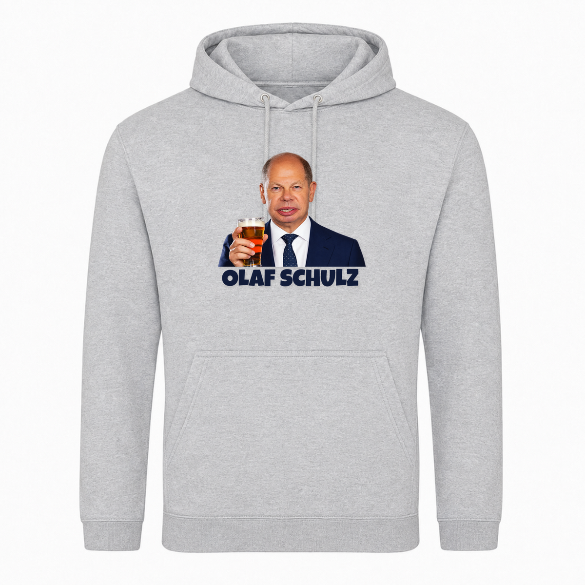 Unisex Hoodie Olaf Schulz -  Heather Grey