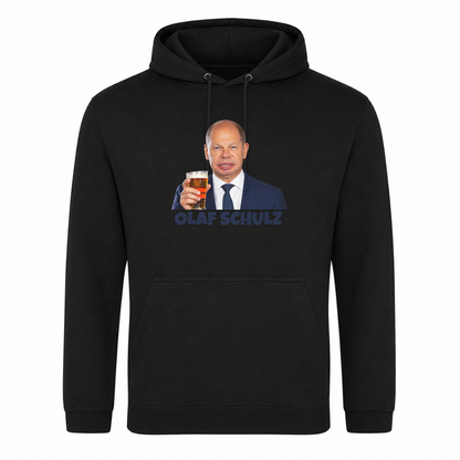 Unisex Hoodie Olaf Schulz - Schwarz