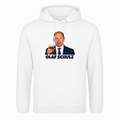 Unisex Hoodie Olaf Schulz - Weiß