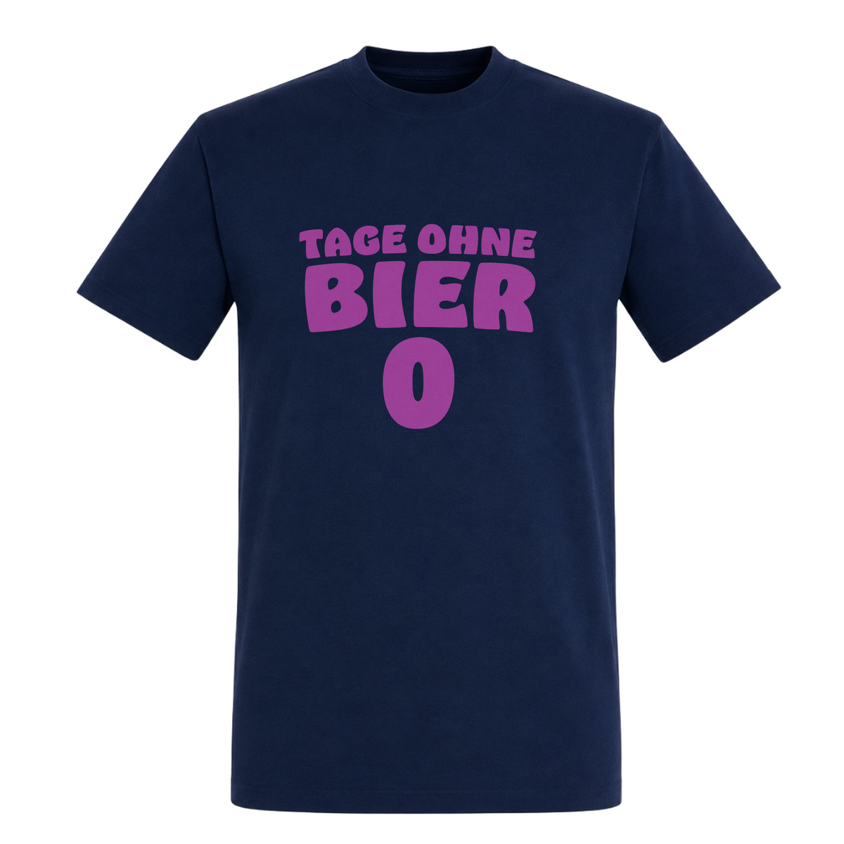 Unisex T-Shirt Tage ohne Bier - French Navy