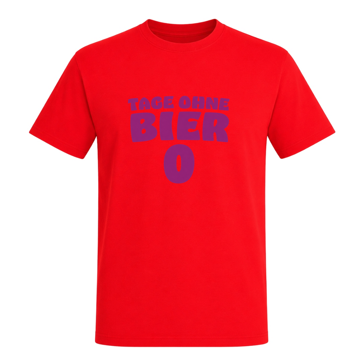 Unisex T-Shirt Tage ohne Bier - Red