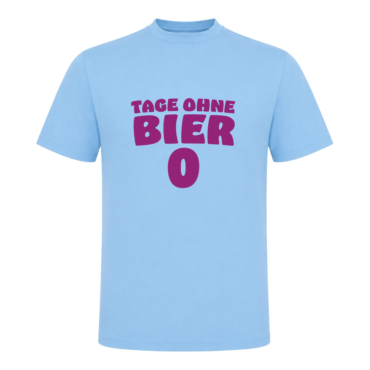 Unisex T-Shirt Tage ohne Bier - Sky Blue
