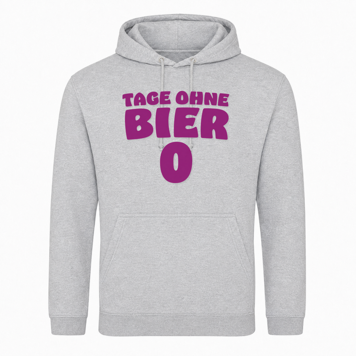 Unisex Hoodie Tage ohne Bier -  Heather Grey