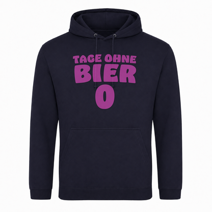 Unisex Hoodie Tage ohne Bier - French Navy