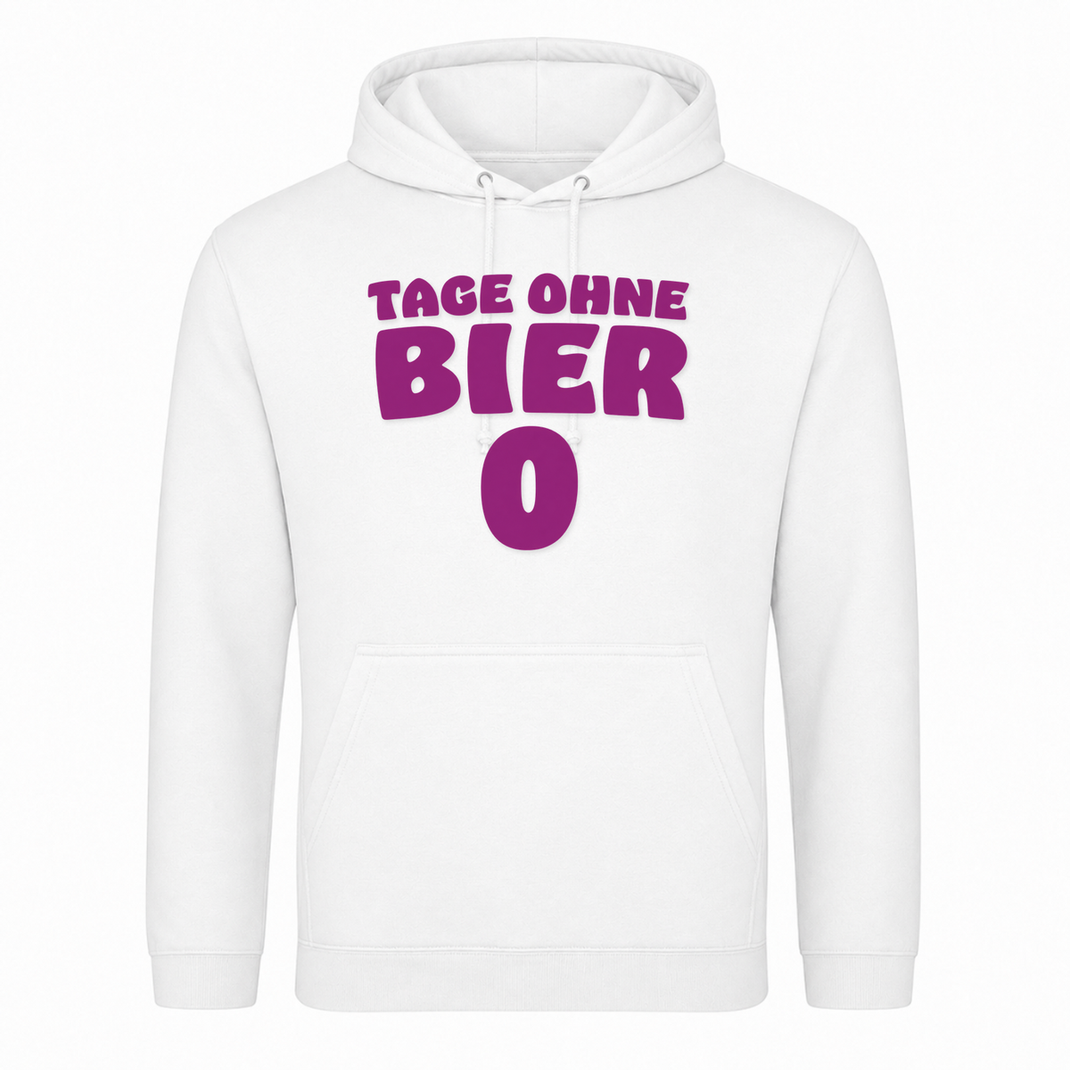 Unisex Hoodie Tage ohne Bier - Weiß