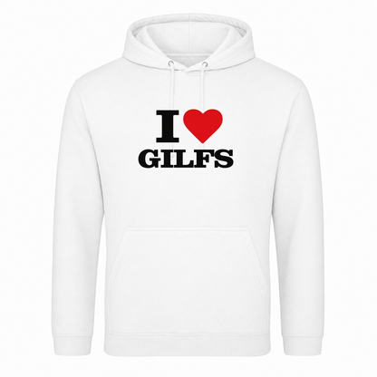 I ♥️ Gilfs Unisex Hoodie - Weiß