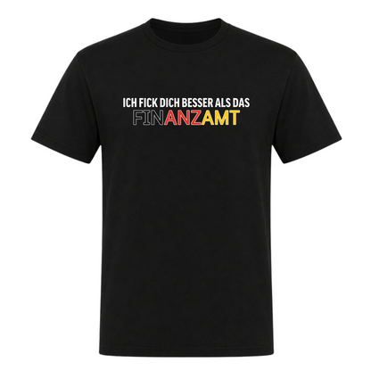 Unisex T-Shirt Finanzamt - Deep Black