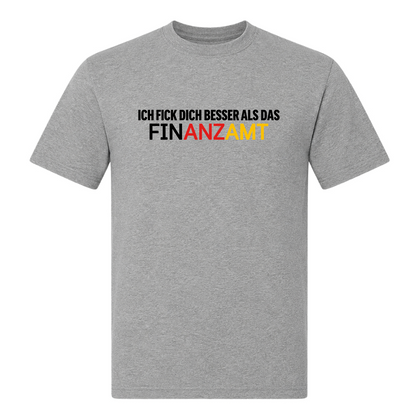 Unisex T-Shirt Finanzamt - Grey Melange