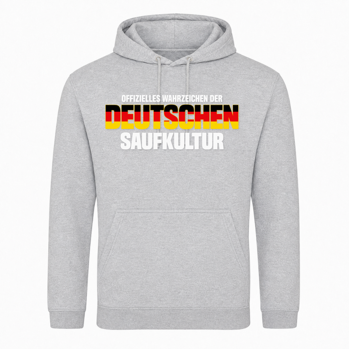 Unisex Hoodie Wahrzeichen der Deutschen Saufkultur -  Heather Grey