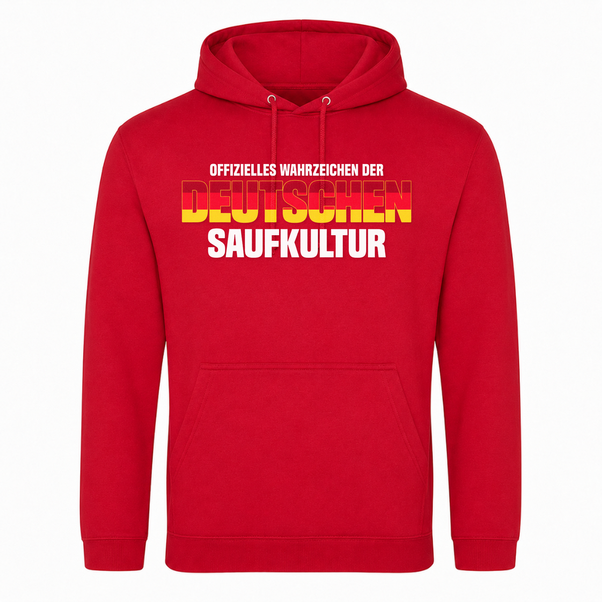 Unisex Hoodie Wahrzeichen der Deutschen Saufkultur - rot