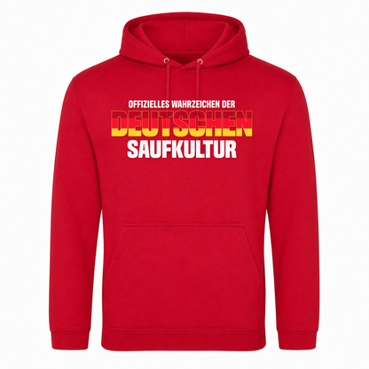 Unisex Hoodie Wahrzeichen der Deutschen Saufkultur - rot