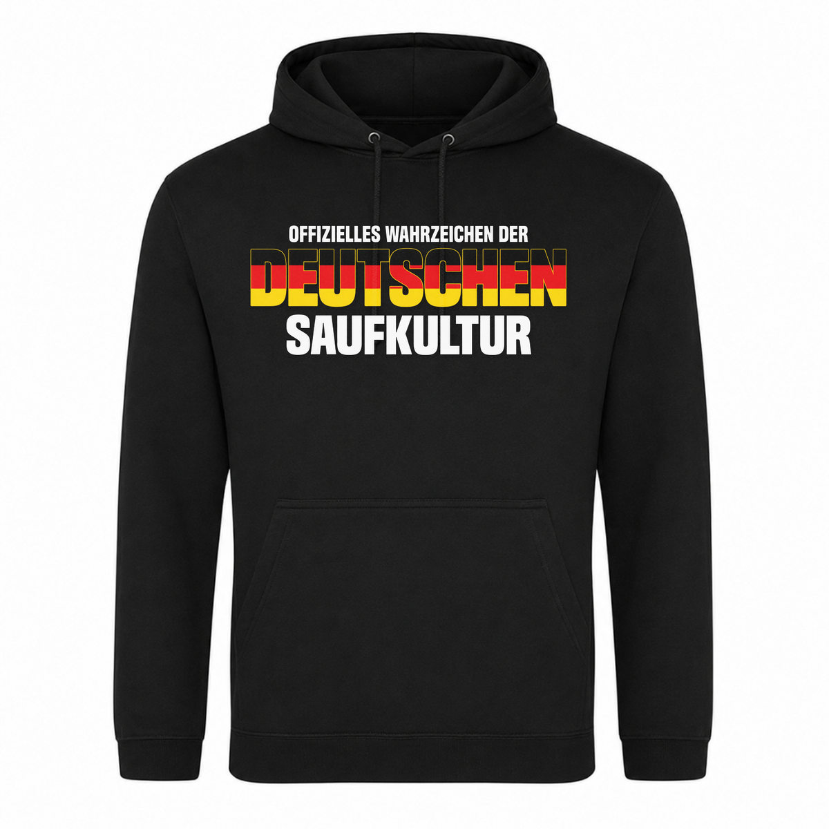 Unisex Hoodie Wahrzeichen der Deutschen Saufkultur - Schwarz