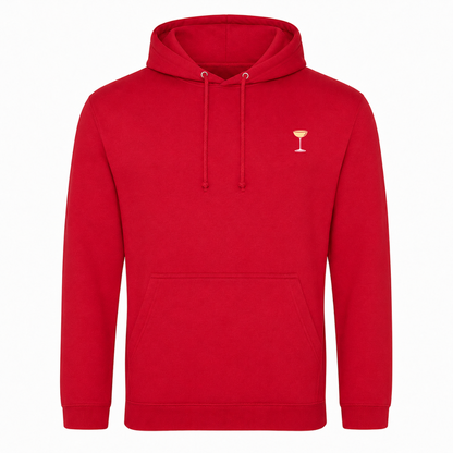 Unisex Hoodie In Schorle Geworfen - rot