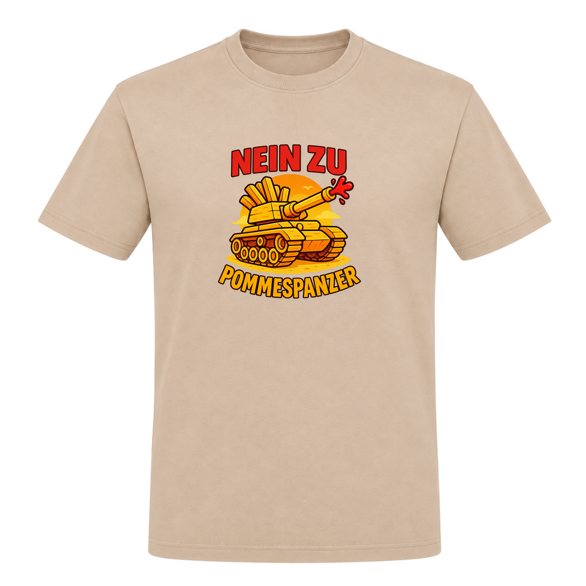 Unisex T-Shirt Nein zu Pommespanzer - Rope