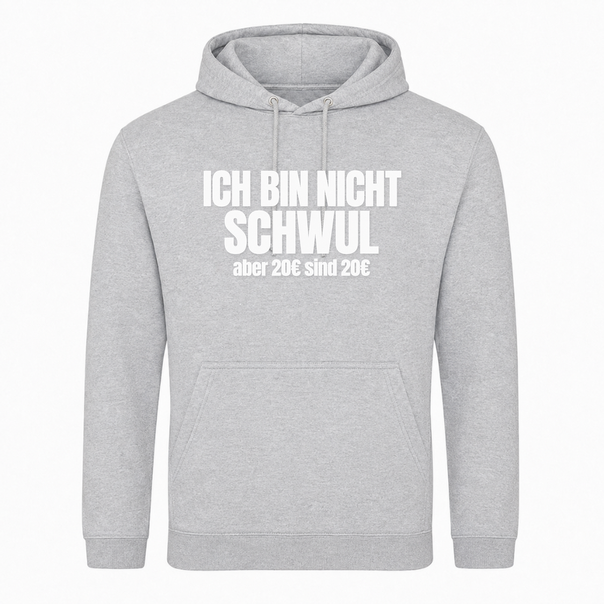 Schwul Unisex Hoodie -  Heather Grey