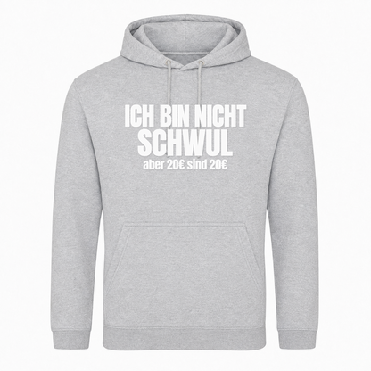 Schwul Unisex Hoodie -  Heather Grey