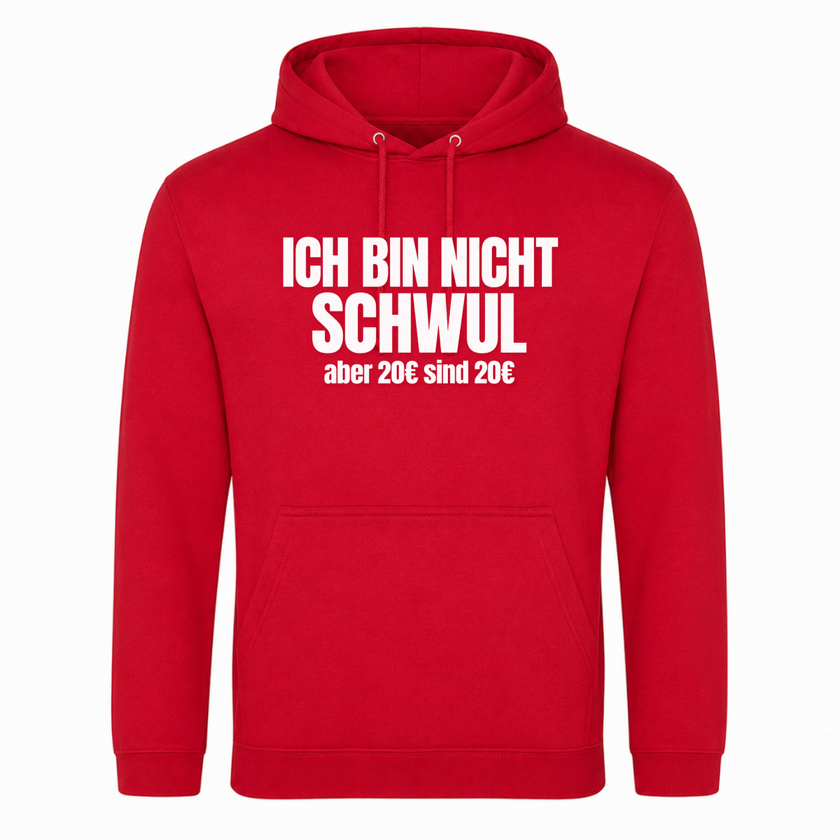 Schwul Unisex Hoodie - rot