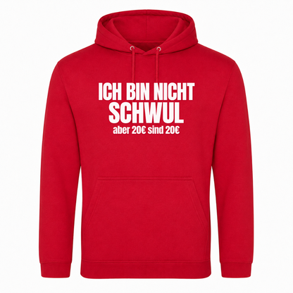 Schwul Unisex Hoodie - rot
