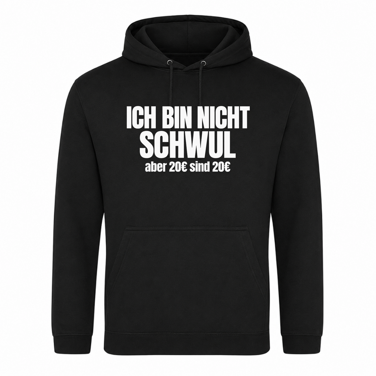 Schwul Unisex Hoodie - Schwarz