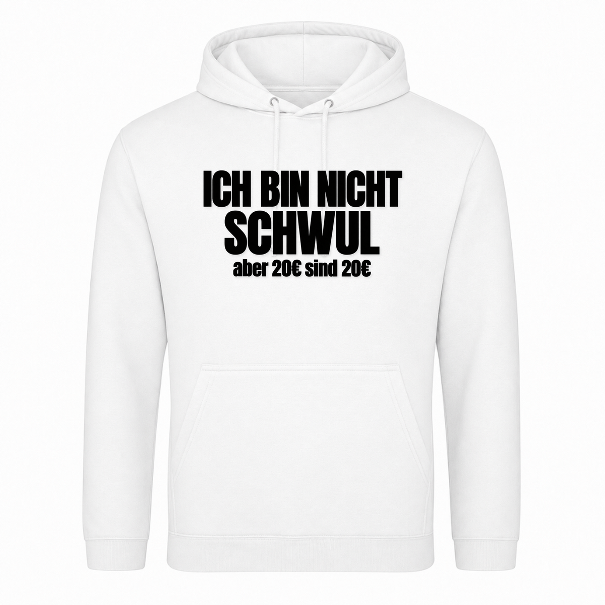 Schwul Unisex Hoodie - Weiß