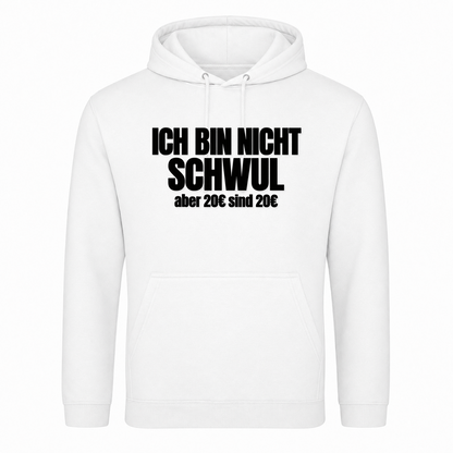 Schwul Unisex Hoodie - Weiß