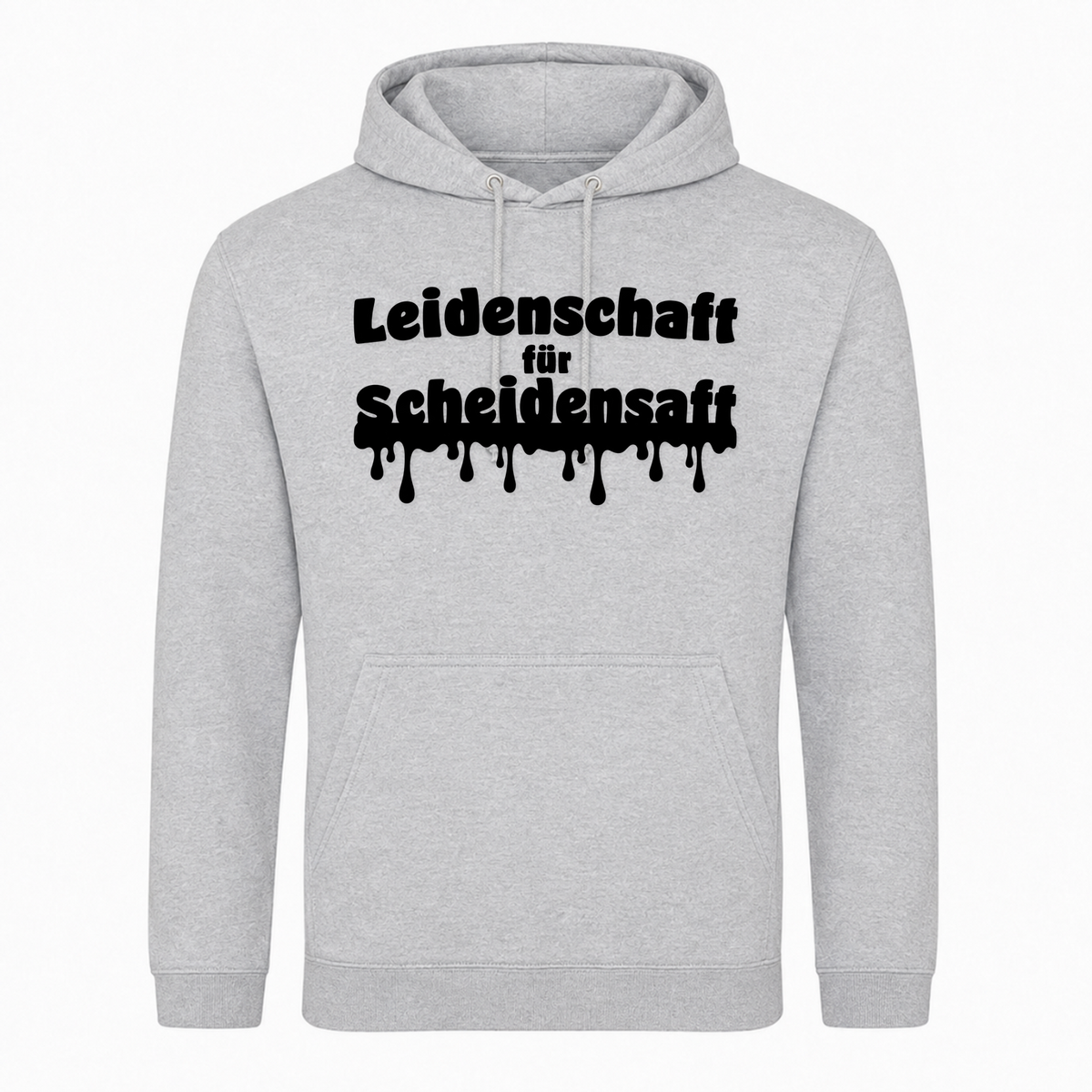 Unisex Hoodie Leidenschaft für Scheidensaft -  Heather Grey