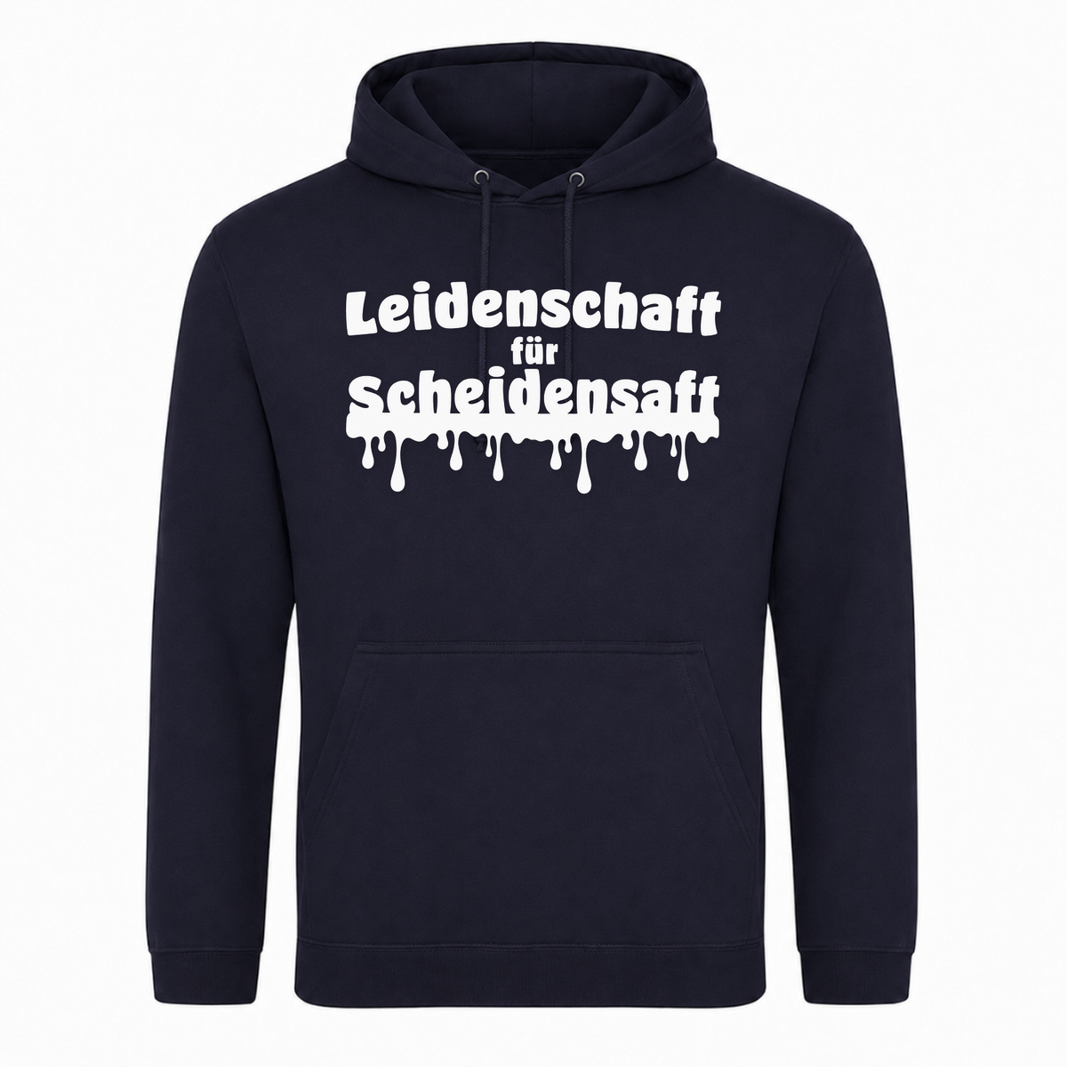 Unisex Hoodie Leidenschaft für Scheidensaft - French Navy