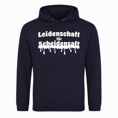 Unisex Hoodie Leidenschaft für Scheidensaft - French Navy