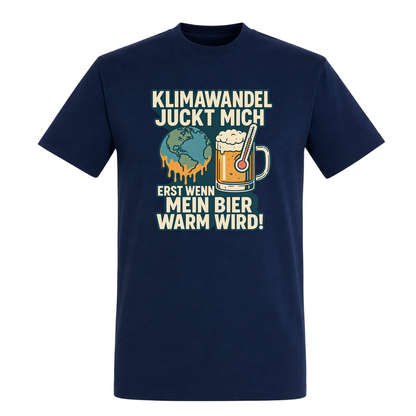 Unisex T-Shirt Klimawandel - French Navy