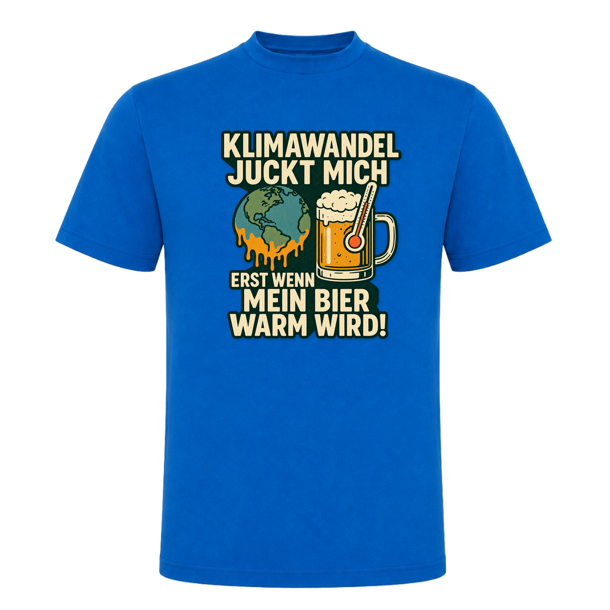Unisex T-Shirt Klimawandel - Royal Blue 241