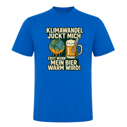 Unisex T-Shirt Klimawandel - Royal Blue 241