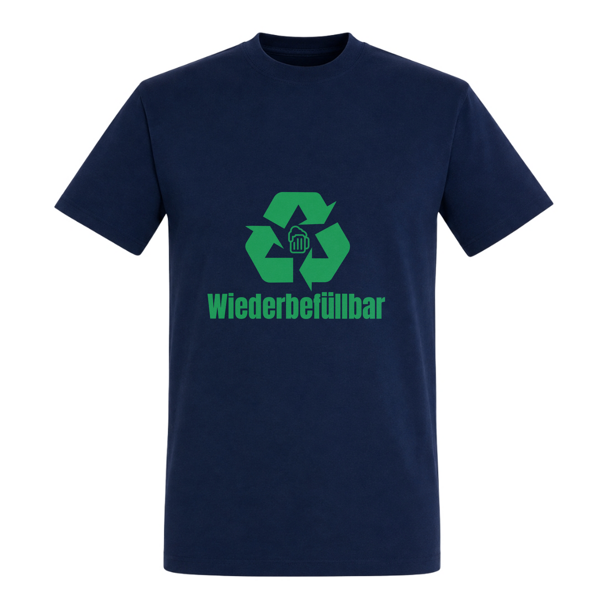 Unisex T-Shirt Wiederbefüllbar - French Navy