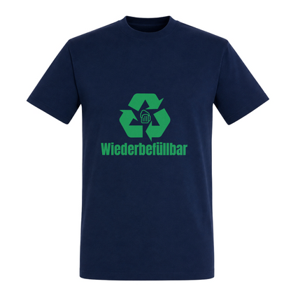 Unisex T-Shirt Wiederbefüllbar - French Navy