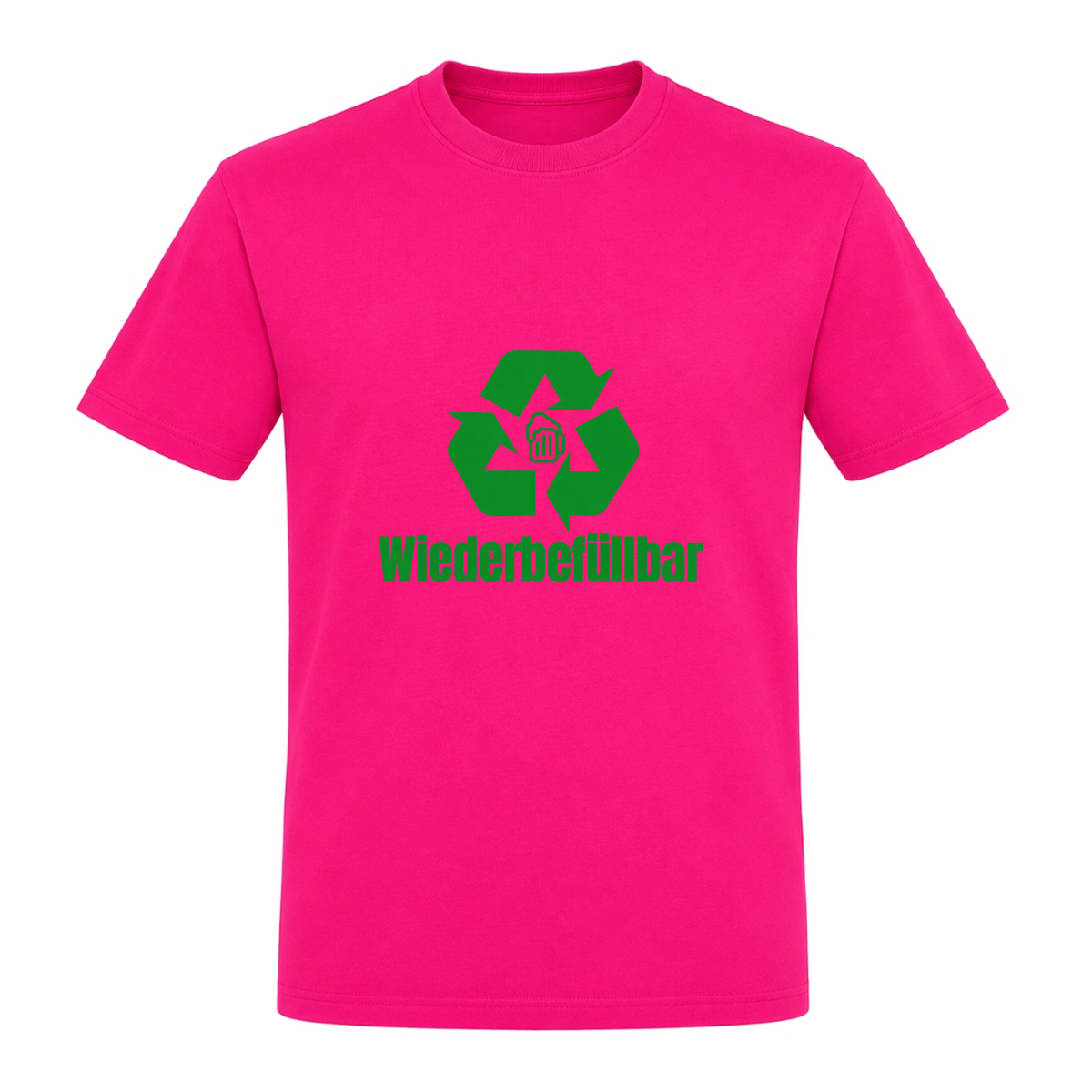 Unisex T-Shirt Wiederbefüllbar - Fuchsia