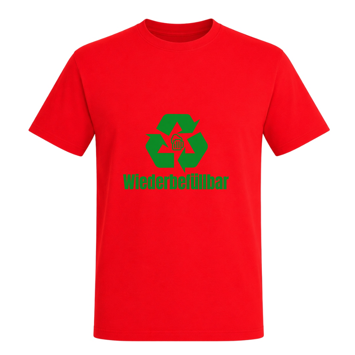 Unisex T-Shirt Wiederbefüllbar - Red