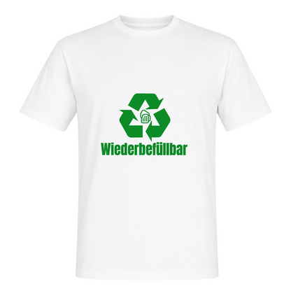 Unisex T-Shirt Wiederbefüllbar - White