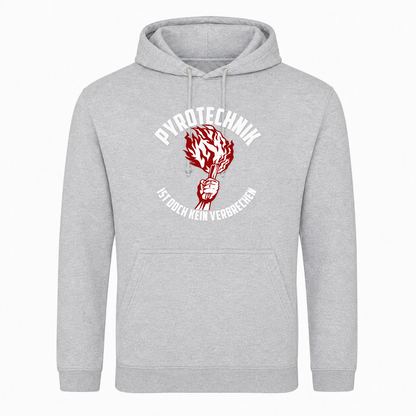 Unisex Hoodie Pyroteeechnik -  Heather Grey