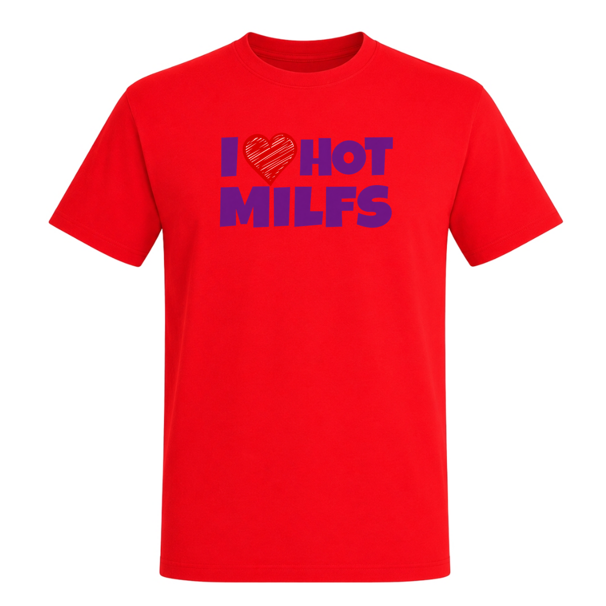 Unisex T-Shirt Hot Milf - Red