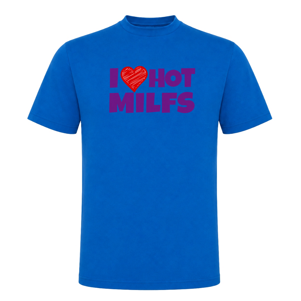 Unisex T-Shirt Hot Milf - Royal Blue 241