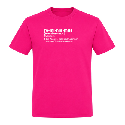 Unisex T-Shirt Feminismus - Fuchsia