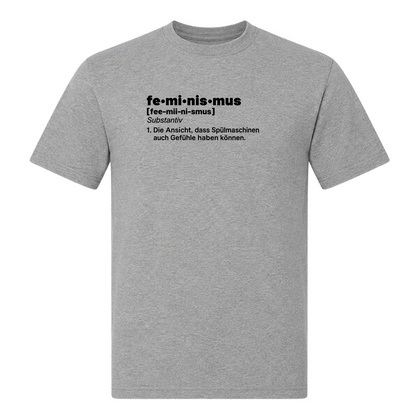 Unisex T-Shirt Feminismus - Grey Melange